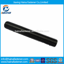 Black Stud Bolt with Hex Nut